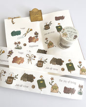 Load image into Gallery viewer, Joie de Vivre 🌼 Kiss-Cut Washi Tape (Pre-Cut Sticker Roll)
