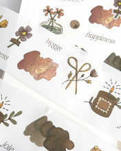 Load image into Gallery viewer, Joie de Vivre 🌼 Kiss-Cut Washi Tape (Pre-Cut Sticker Roll)

