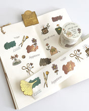 Load image into Gallery viewer, Joie de Vivre 🌼 Kiss-Cut Washi Tape (Pre-Cut Sticker Roll)
