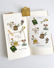 Load image into Gallery viewer, Joie de Vivre 🌼 Clear Sticker Sheet
