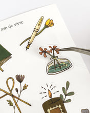 Load image into Gallery viewer, Joie de Vivre 🌼 Clear Sticker Sheet
