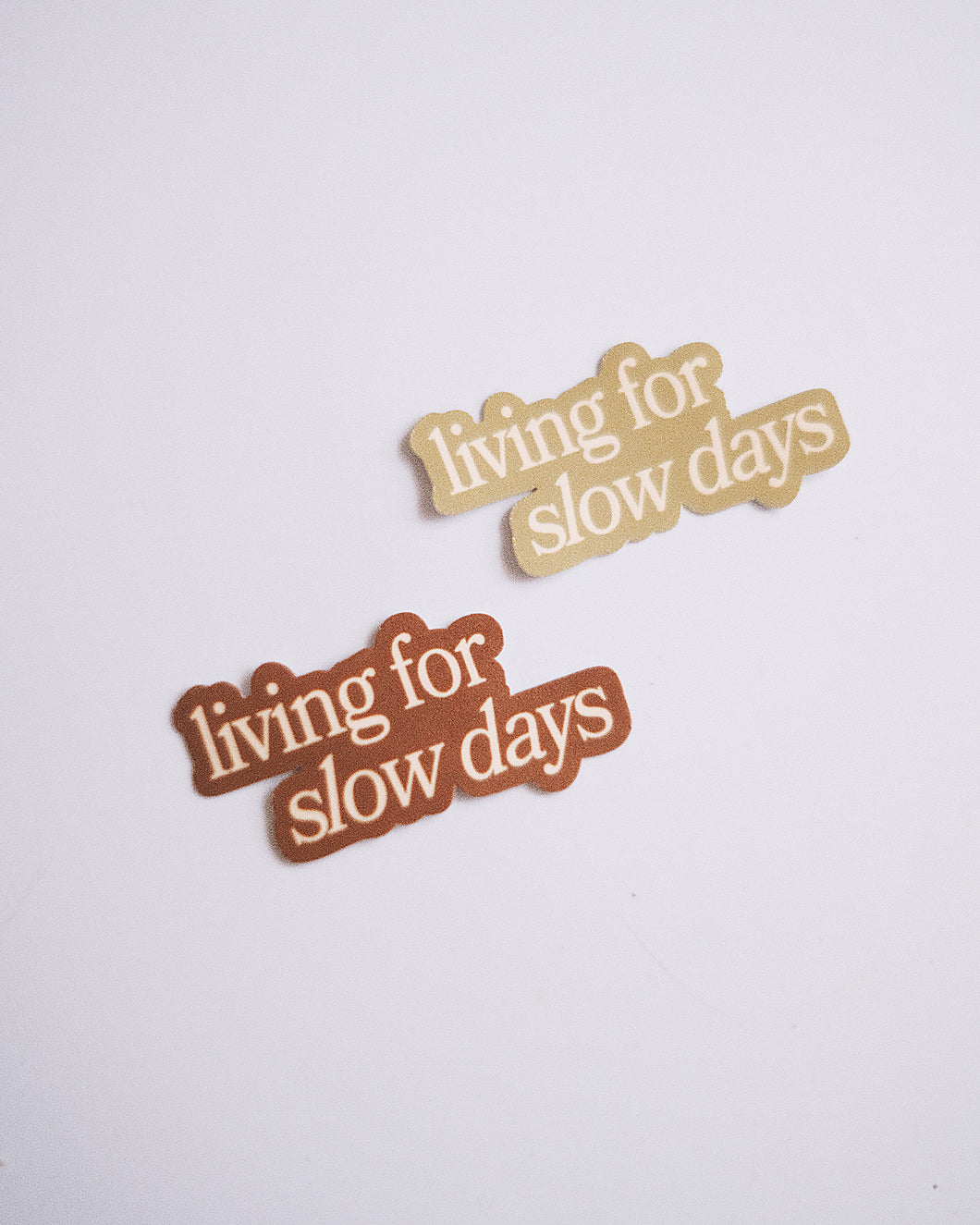 Living for Slow Days ✧ Mini Sticker Flakes