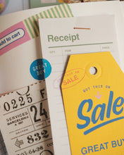 Load image into Gallery viewer, Mindful Shopper Clear Stamp Sheet
