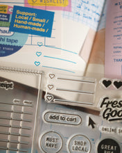 Load image into Gallery viewer, Mindful Shopper Clear Stamp Sheet
