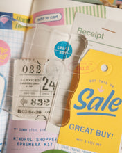 Load image into Gallery viewer, Mindful Shopper Clear Stamp Sheet
