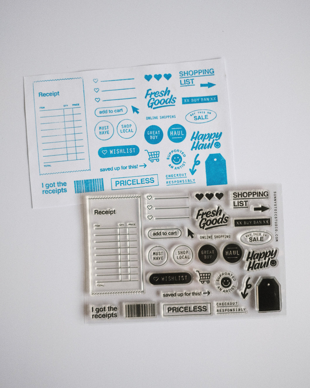 Mindful Shopper Clear Stamp Sheet