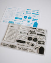 Load image into Gallery viewer, Mindful Shopper Clear Stamp Sheet
