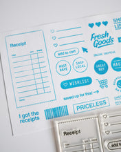 Load image into Gallery viewer, Mindful Shopper Clear Stamp Sheet
