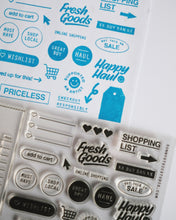 Load image into Gallery viewer, Mindful Shopper Clear Stamp Sheet
