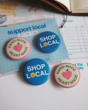 Load image into Gallery viewer, Support Local Button Pin Set
