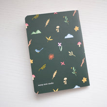 Load image into Gallery viewer, Nature Walk Moss ✺ A6 Pocket Journal
