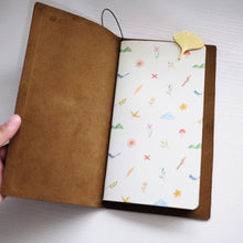 Load image into Gallery viewer, Nature Walk Pearl ✺ Travel-sized Journal
