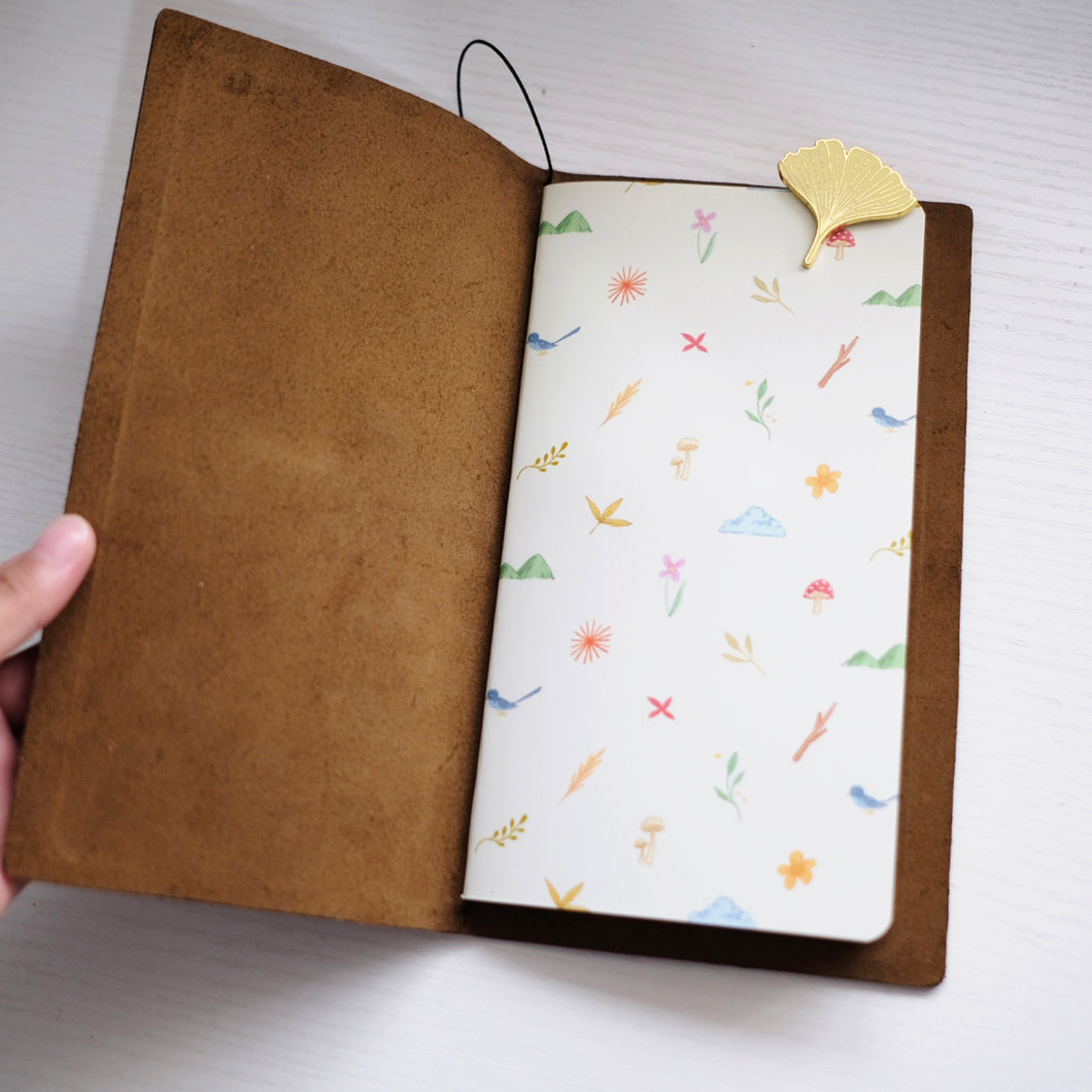 Nature Walk Pearl ✺ Travel-sized Journal