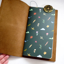 Load image into Gallery viewer, Nature Walk Moss ✺ Travel-sized Journal
