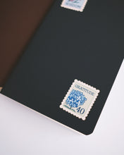 Load image into Gallery viewer, Stamps Navy ✺ Travel-sized Journal
