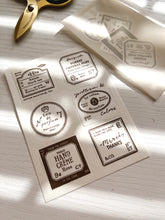 Load image into Gallery viewer, [SAMPLER] OURS Studio Grocery Labels Letterpress Badge Paper Deco
