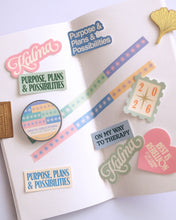 Load image into Gallery viewer, Pastel Deco Stars Slim Washi Tape

