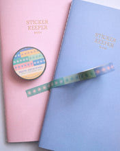 Load image into Gallery viewer, Pastel Deco Stars Slim Washi Tape
