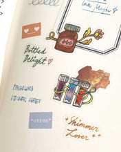Load image into Gallery viewer, Pen &amp; Ink Magic ✨ Clear Sticker Sheet

