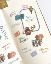 Load image into Gallery viewer, Pen &amp; Ink Magic ✨ Clear Sticker Sheet
