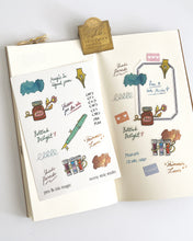 Load image into Gallery viewer, Pen &amp; Ink Magic ✨ Clear Sticker Sheet

