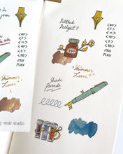 Load image into Gallery viewer, Pen &amp; Ink Magic ✨ Rub-on Transfer Sticker Sheet
