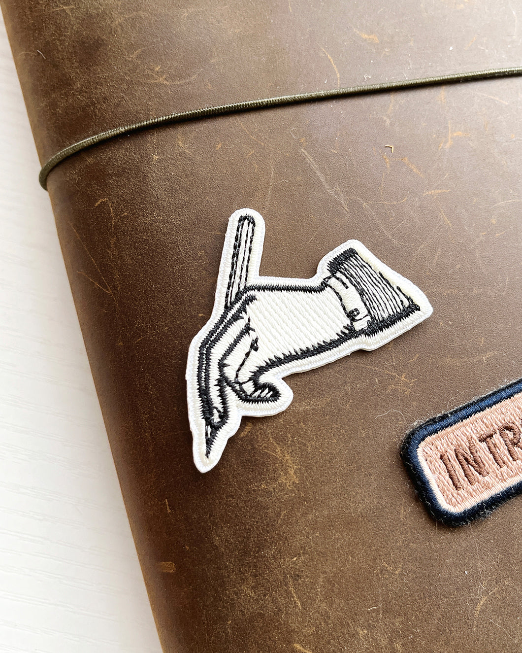 Penholder Stick-On Embroidered Patch