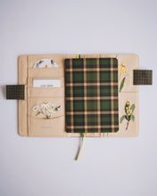 Load image into Gallery viewer, Plaid Green ✺ A6 Pocket Journal
