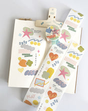 Load image into Gallery viewer, PLAY 🎈 Kiss-Cut Washi Tape (Pre-Cut Sticker Roll)

