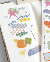 Load image into Gallery viewer, PLAY 🎈 Kiss-Cut Washi Tape (Pre-Cut Sticker Roll)
