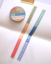 Load image into Gallery viewer, Rainbow Stars Slim Washi Tape *New*
