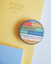 Load image into Gallery viewer, Rainbow Stars Slim Washi Tape *New*
