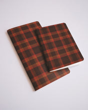 Load image into Gallery viewer, Plaid Red ✺ Travel-sized Journal
