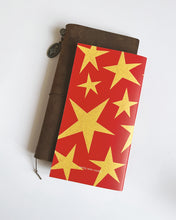 Load image into Gallery viewer, Stars Red ✺ Travel-sized Journal | New Version
