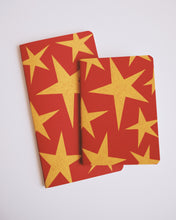 Load image into Gallery viewer, Stars Red ✺ Travel-sized Journal
