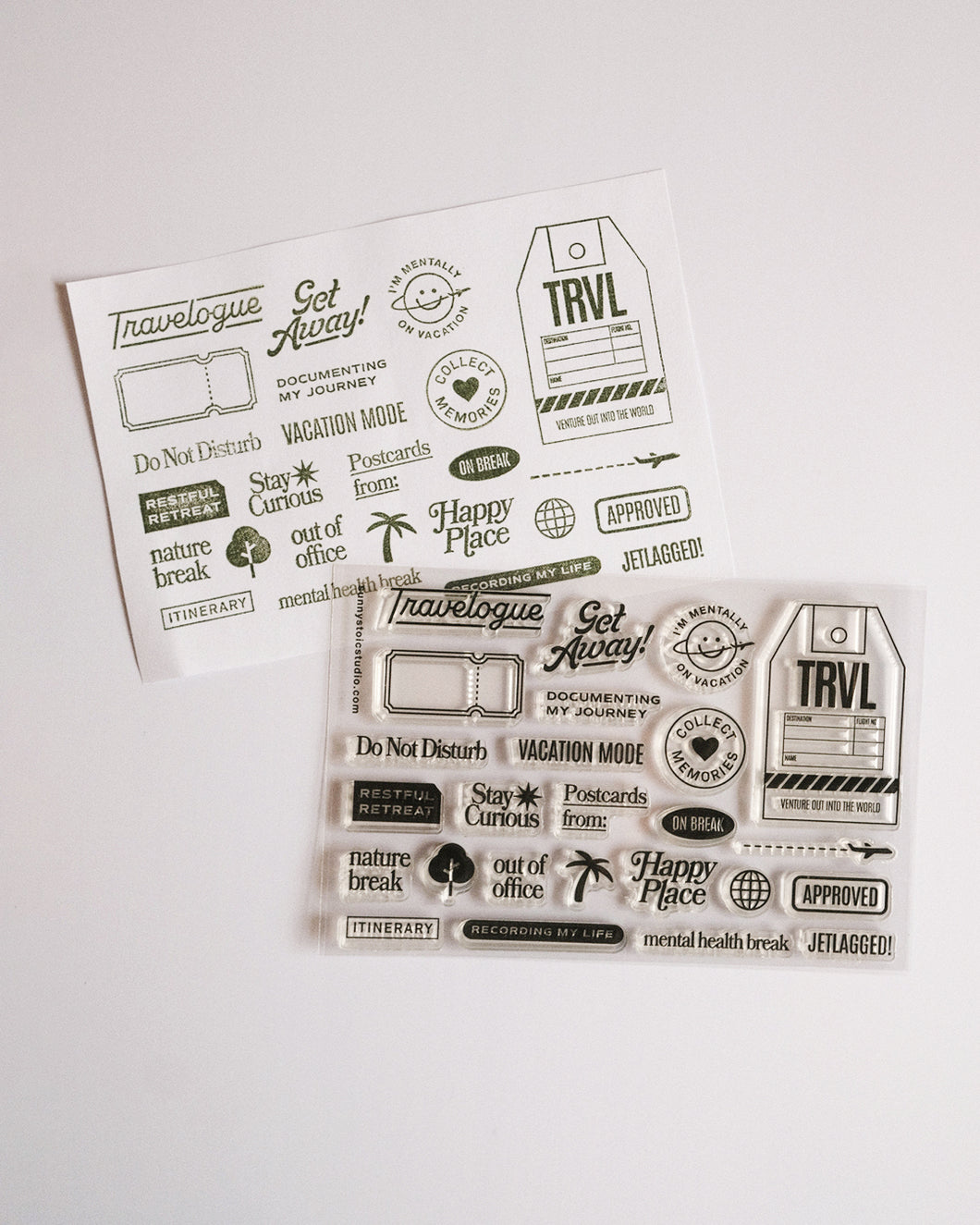 Restful Retreat Clear Stamp Sheet
