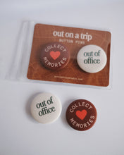 Load image into Gallery viewer, Out on a Trip Button Pin Set
