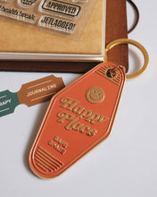 Load image into Gallery viewer, Happy Place Enamel Keychain
