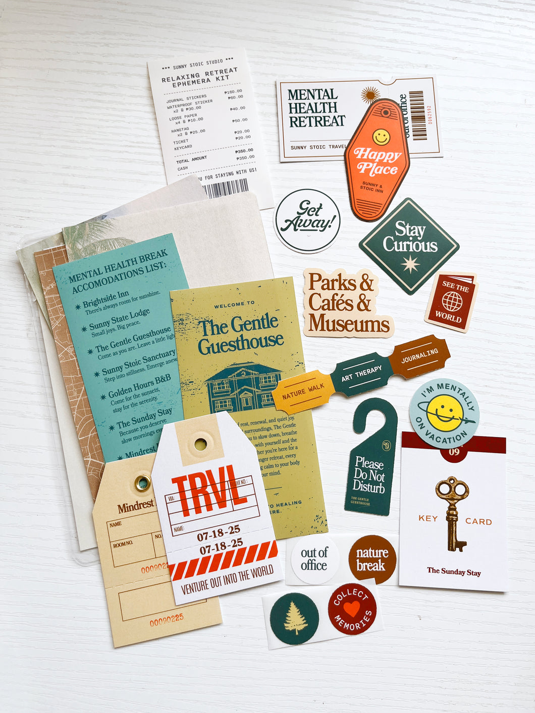 Restful Retreat Ephemera Kit 🌄