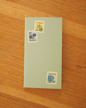 Load image into Gallery viewer, Stamps Seafoam ✺ Travel-sized Journal | New Version
