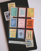Load image into Gallery viewer, *New* Self-Care Reminders Stamp Vinyl Sticker Sheet
