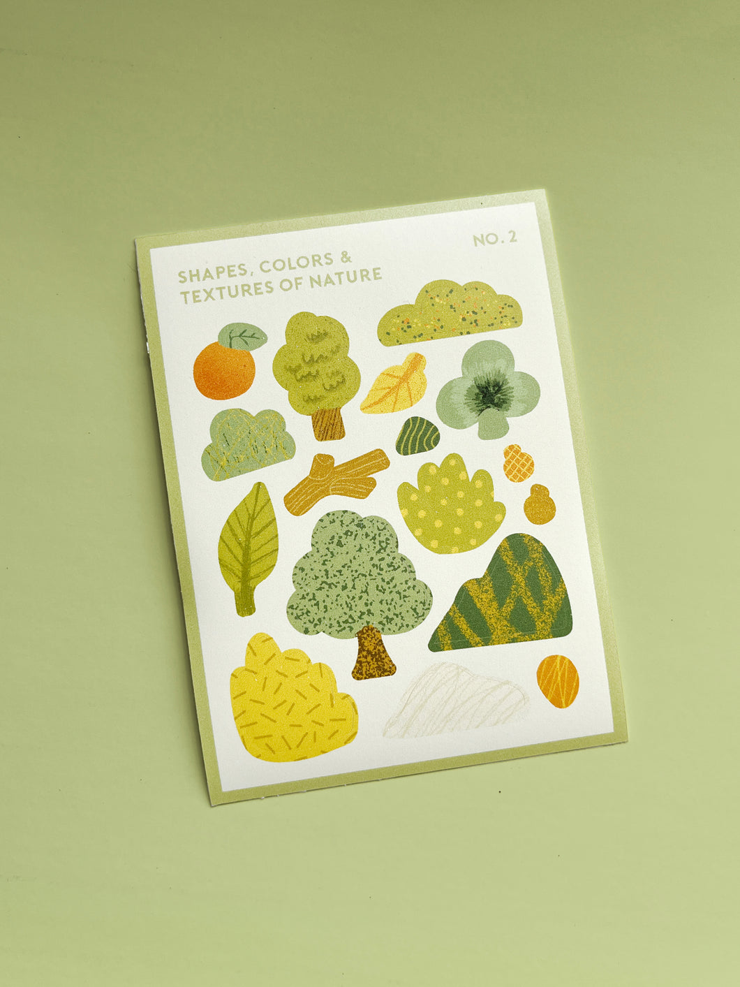 Shapes, Colors, & Textures of Nature No. 2 ✿ Sticker Sheet