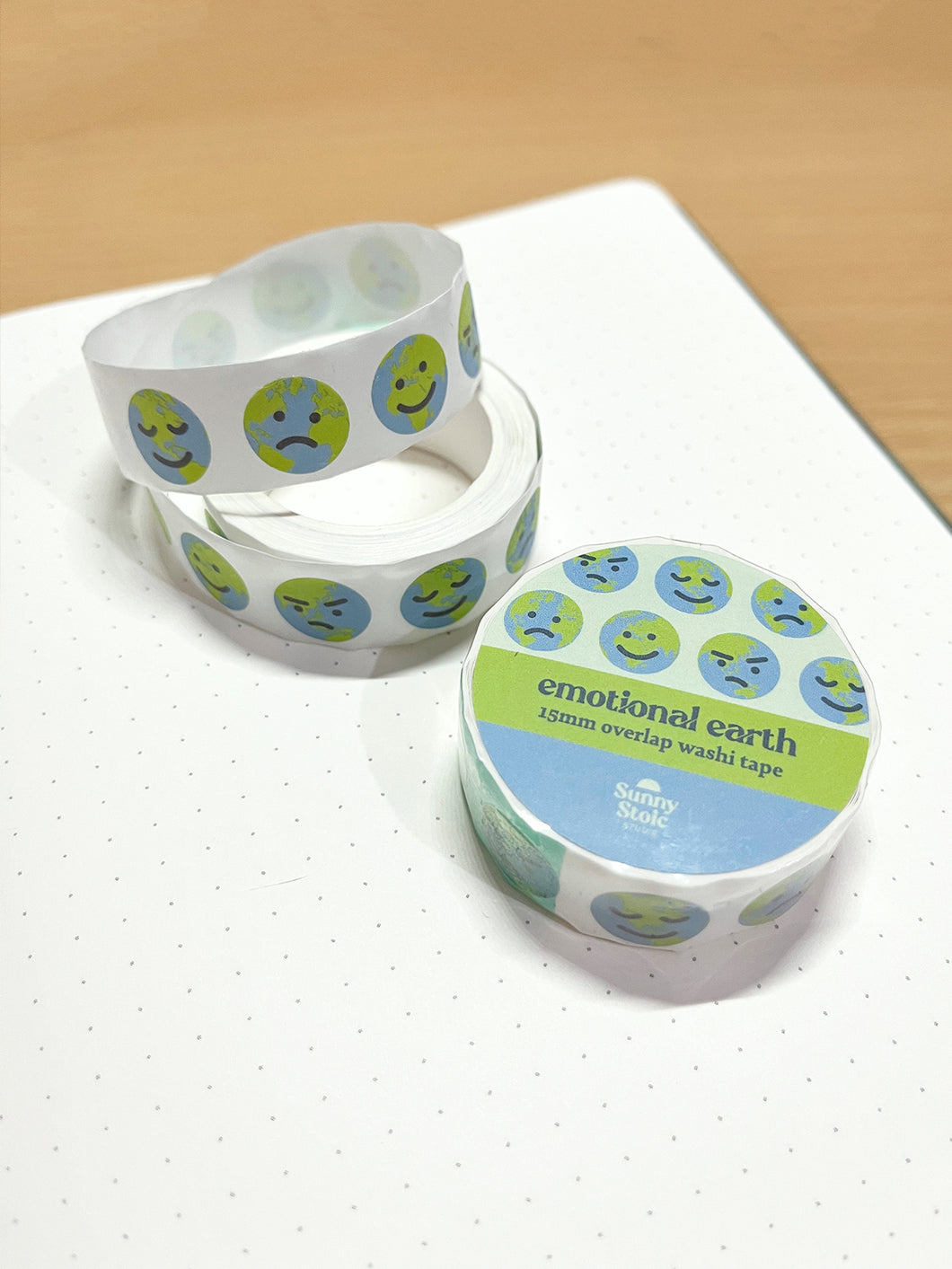 Emotional Earth Peel-Off Washi Tape