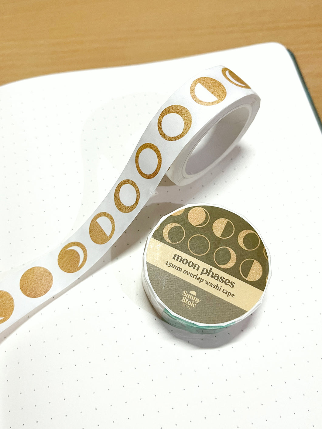 Moon Phases Peel-Off Washi Tape