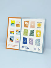 Load image into Gallery viewer, Sunny &amp; Stoic and Colorful Landscapes Stamp Sticker Sheets
