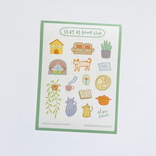 Load image into Gallery viewer, Stay at Home Club Washi Sticker Sheet
