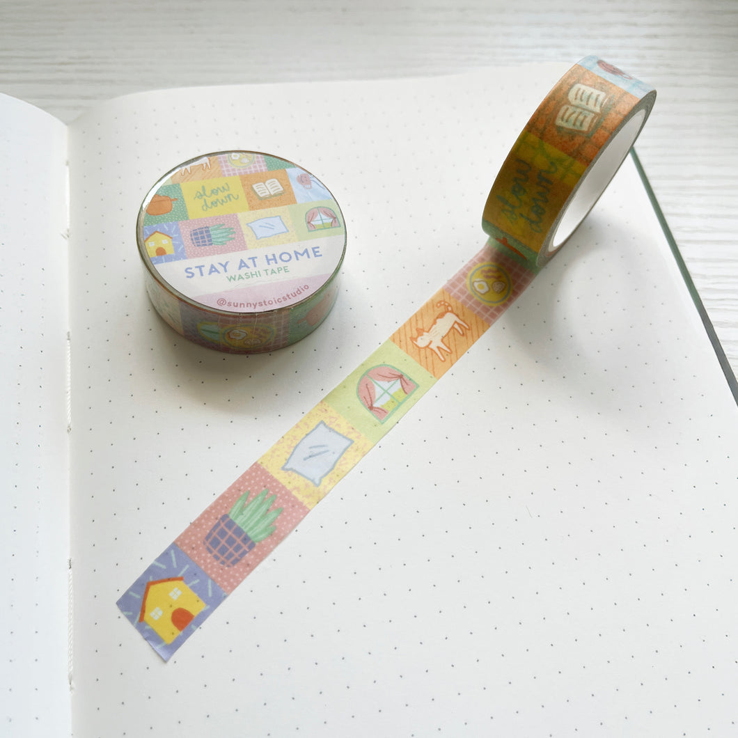 Stay at Home Club Washi Tape