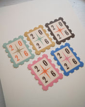 Load image into Gallery viewer, 2026 Stamp ✧ Sticker Flake
