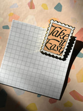 Load image into Gallery viewer, Take It Easy Stamp Journal Clip
