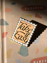 Load image into Gallery viewer, Take It Easy Stamp Journal Clip
